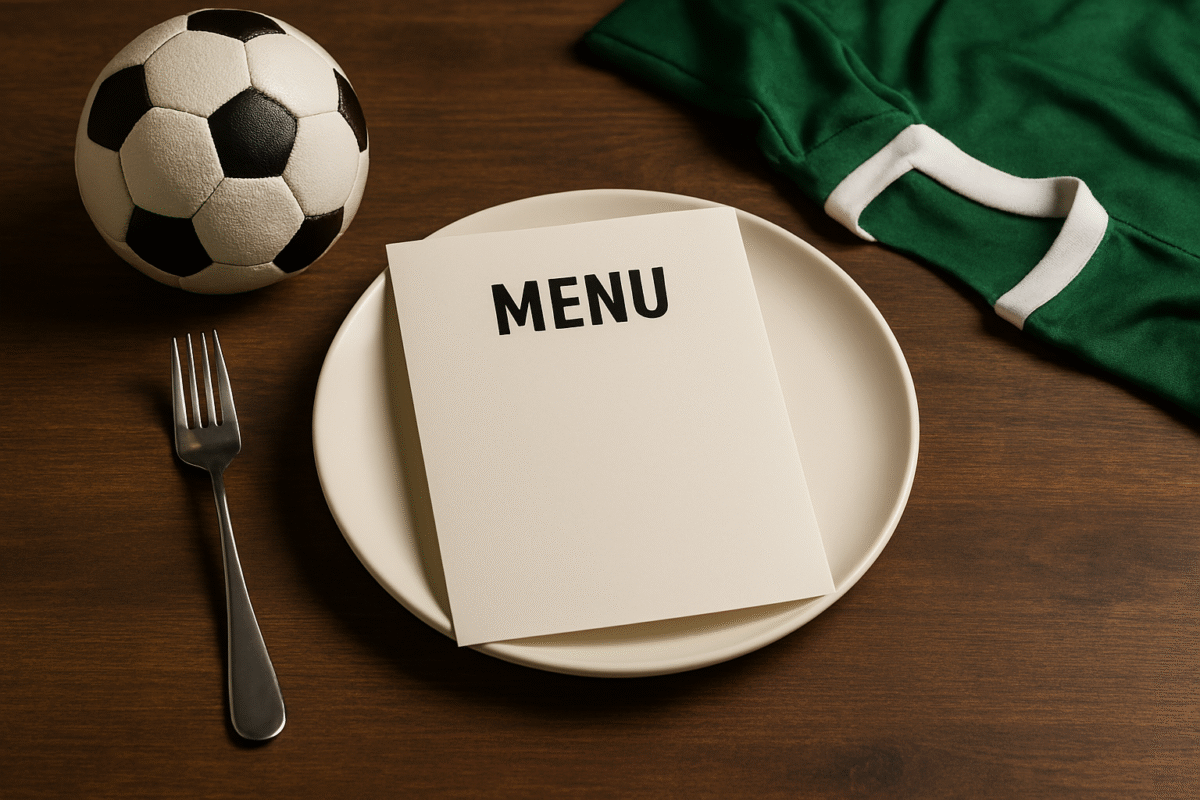 Football Club Menu